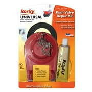2" Universal Toilet Flush Valve Repair Kit with Adjustable Toilet Flapper