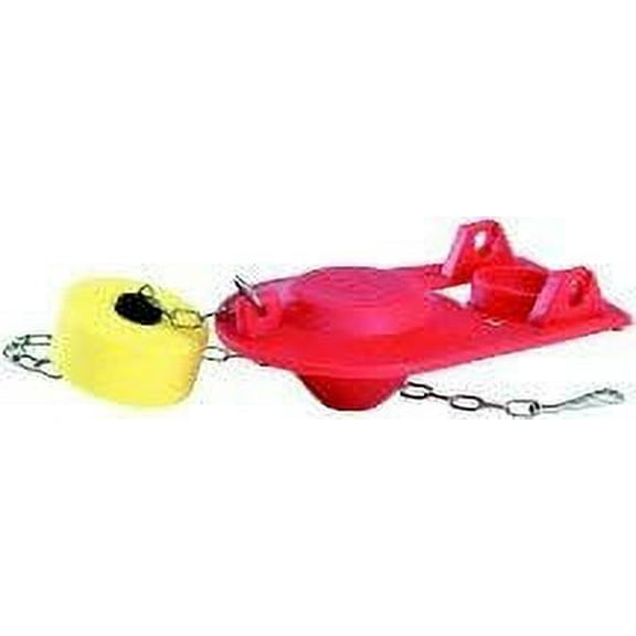 Korky Plus 2 In. Rubber Adjustable Flapper with Float and Chain 2004BP 2004BP 425542