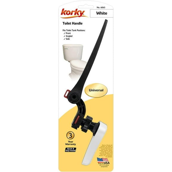Korky StrongARM Toilet Handle White for Universal - Case of: 1;