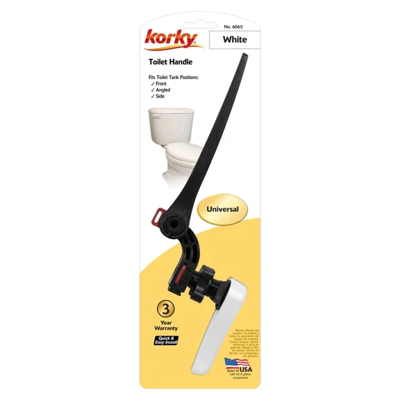 Korky Strongarm Toilet Handle White For Universal