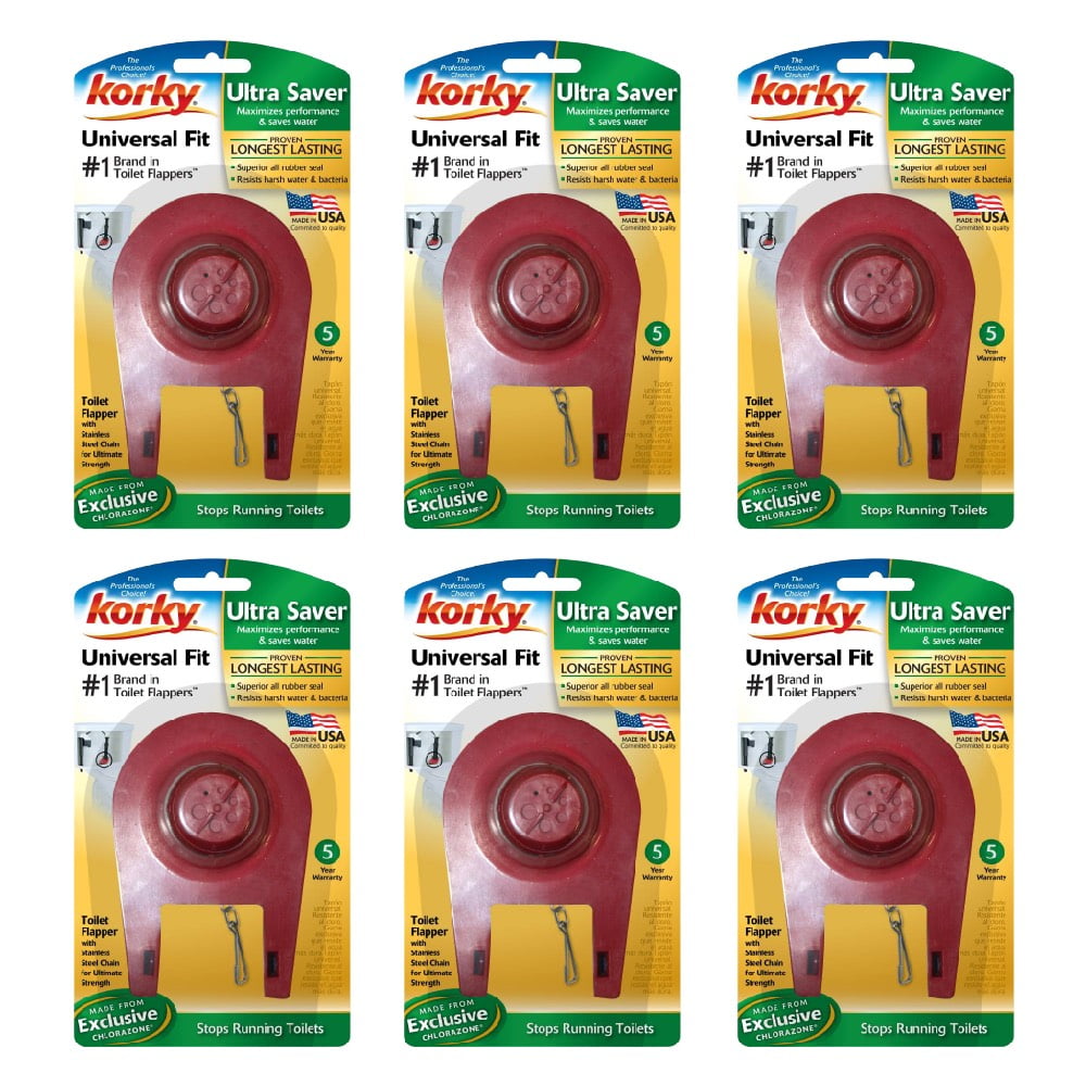 Korky Toilet Flapper Ultra High Performance 2 Inch And Chain 100BP