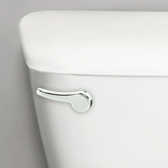 Korky Toilet Handle, Chrome Metal Handle - Tank Lever Replacement -  Universal to Fit Front, Angled,  and Side Left Mount Toilets - 6055