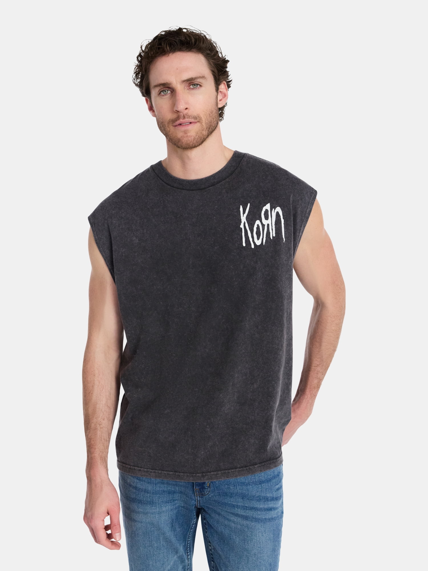 Korn, Men's & Big Men's Graphic Muscle Tank, Follow the Leader, Sizes XS-5XL
