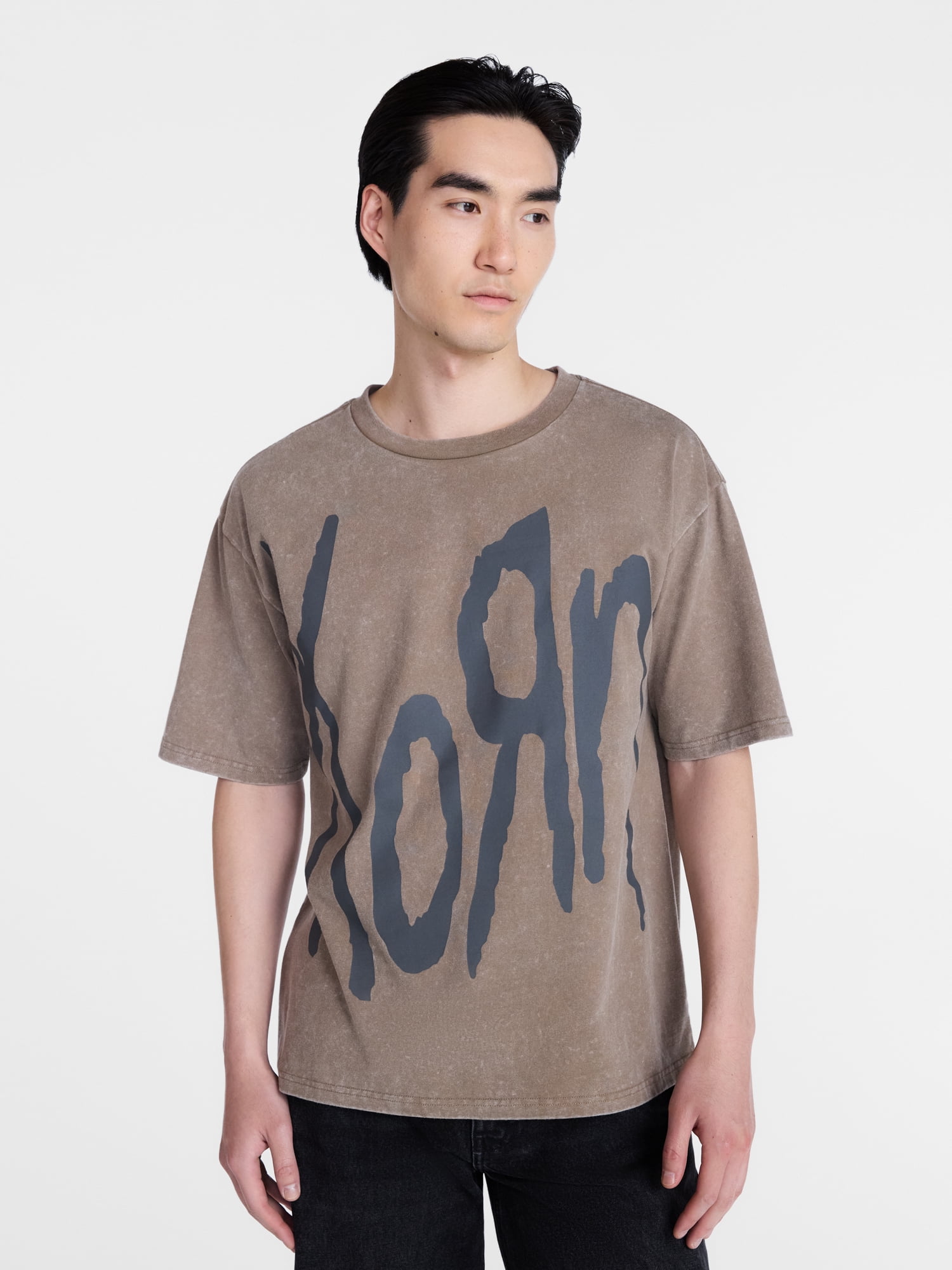 Korn Men's and Big Men's Mineral Washed Graphic Tee, Sizes XS-5XL