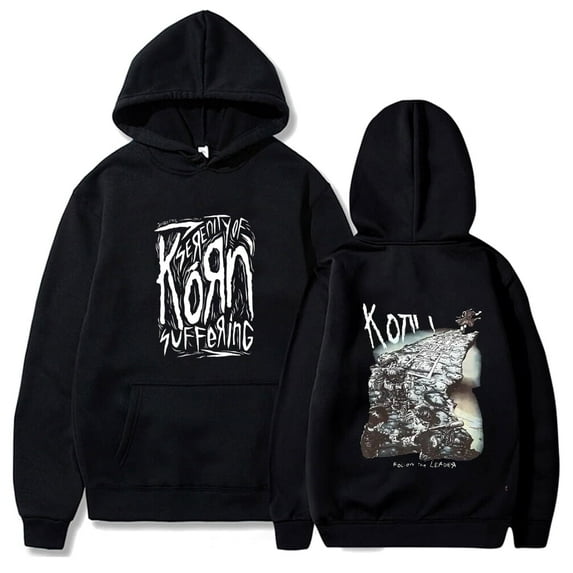 Korn Merch Graphic Hoodie Sweatshirt for Women Men Pullovers Autumn Winter Casual Fashion Hoodies Vintage Gothic y2k Clothes Top Streetwear Unisex