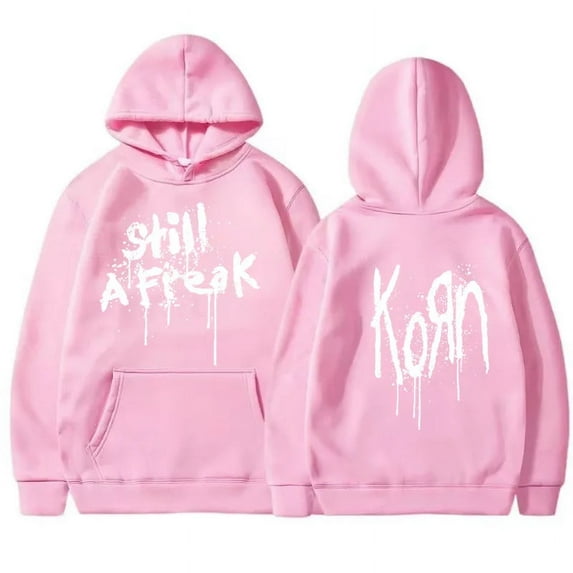 Korn Music Concert Rock Band WORLD TOUR Sweater Men's female Vintage Metal Gothic Unisex clothing Streetwear Hooded Top