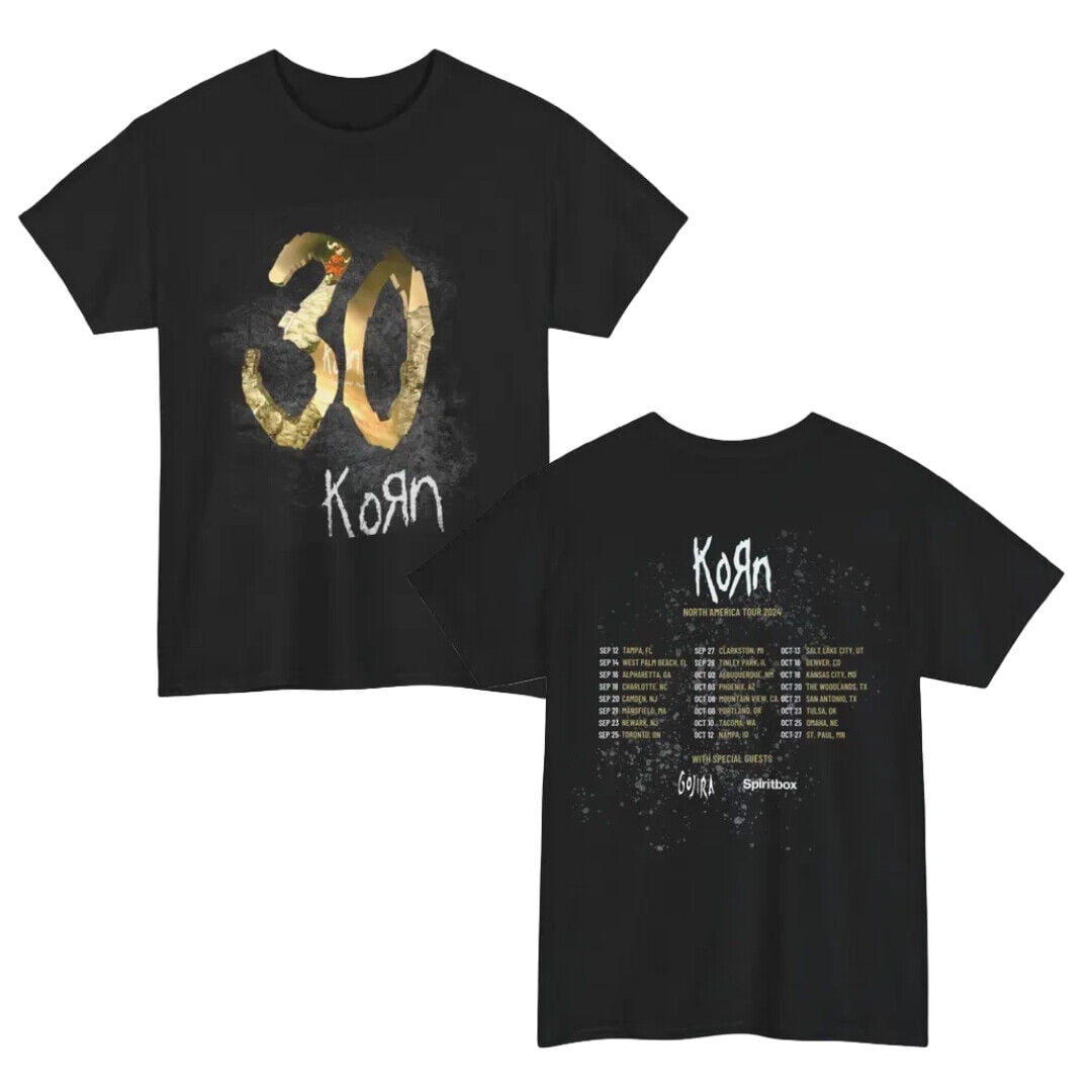 Korn North America Tour Tshirt 2024 For Fan All Size