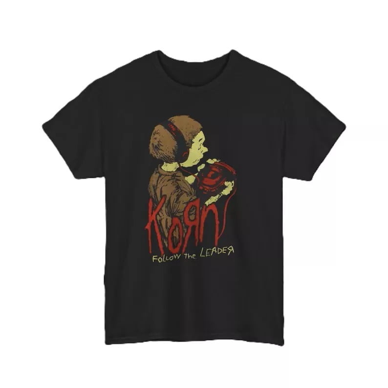 Korn Nu Metal Rock Band T shirt Freak On A Leash Follower The Leader Korn Nu Metal Rock Band T shirt Freak On A Leash Follower The Leader