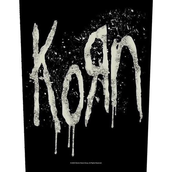Korn Splatter Band Logo Back Patch