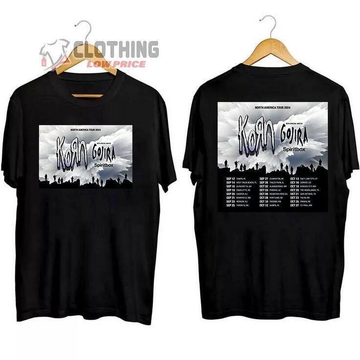 Korn Tour 2024 Merch Korn Tour 2024 Tour Dates 2024 Shirt Gorija And