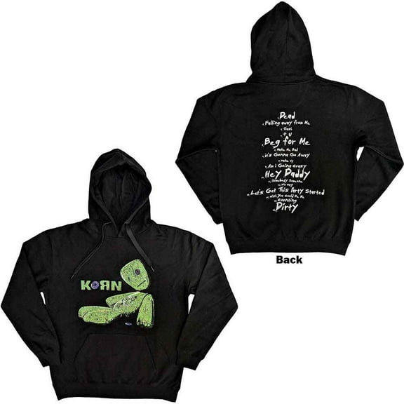 Korn Unisex Pullover Hoodie: Issues Tracklist (Back Print) (XX-Large)