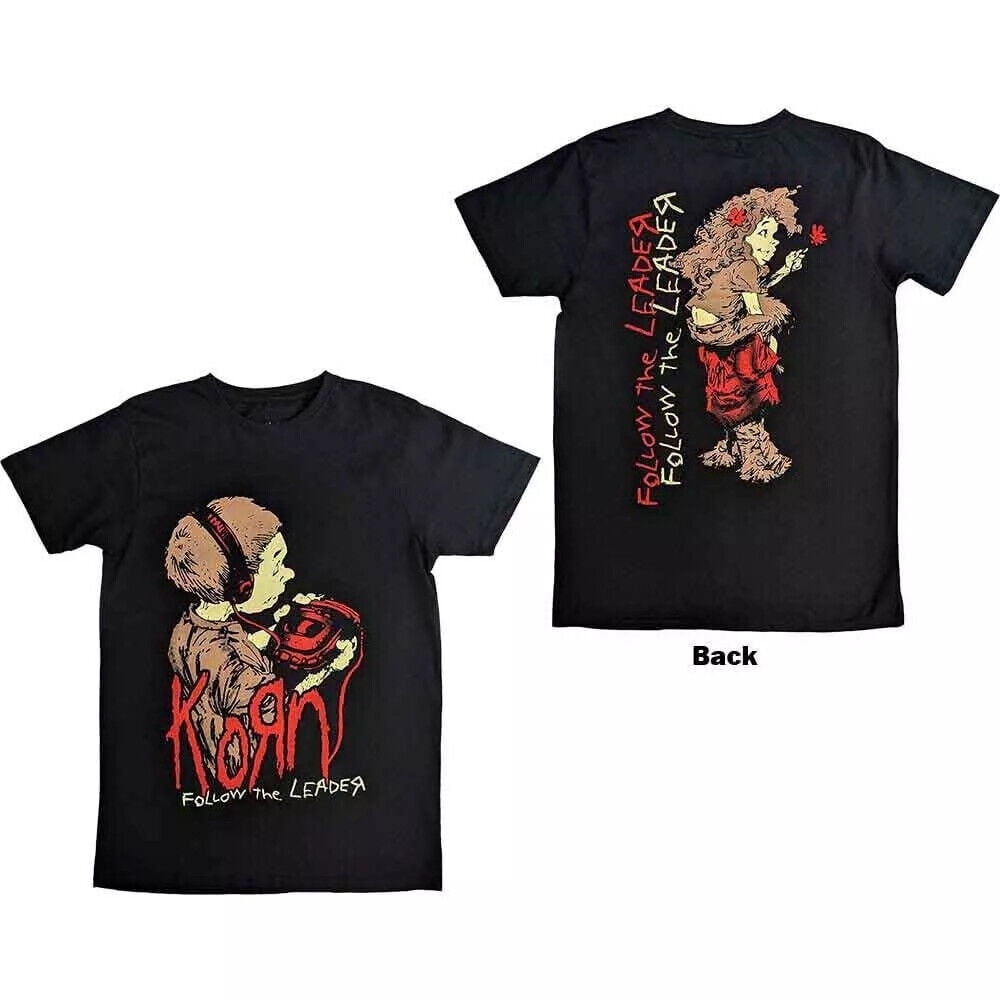 Korn Unisex TShirt Follow The Leader Tshirt tour 2024