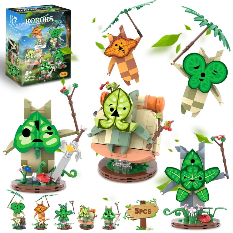 その他 koro Koroks Building Set, 5 Characters Building Block Sets for Game