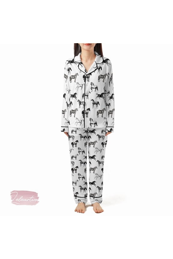 Korok Pattern Pajama Set Zelda-Inspired Green Sleepwear with Forest Spirit Print, Cozy Gamer Loungewear for Fans of Hyrule