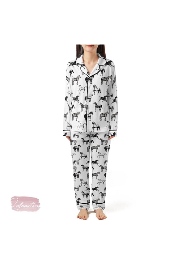 Korok Pattern Pajama Set Zelda-Inspired Green Sleepwear with Forest Spirit Print, Cozy Gamer Loungewear for Fans of Hyrule