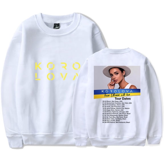 Korolova Crewneck Merch Long Sleeve Sweatshirt Men/Women Casual Streetwear Clothes Style3