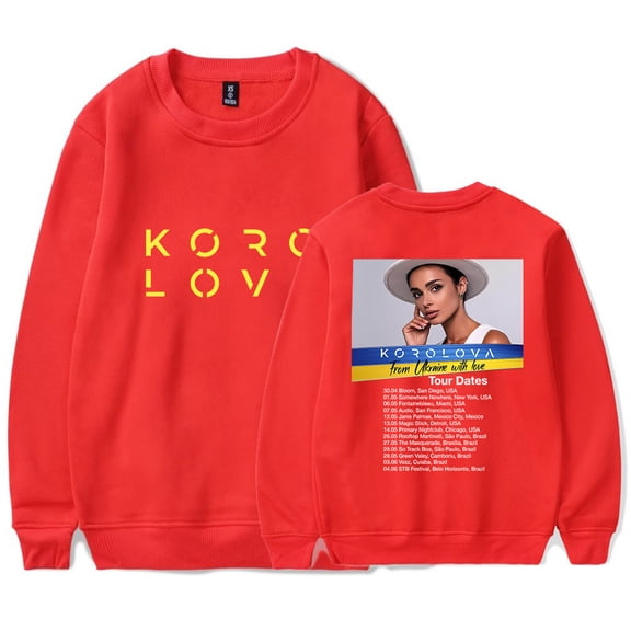 Korolova Crewneck Merch Long Sleeve Sweatshirt Men/Women Casual Streetwear Clothes Style3