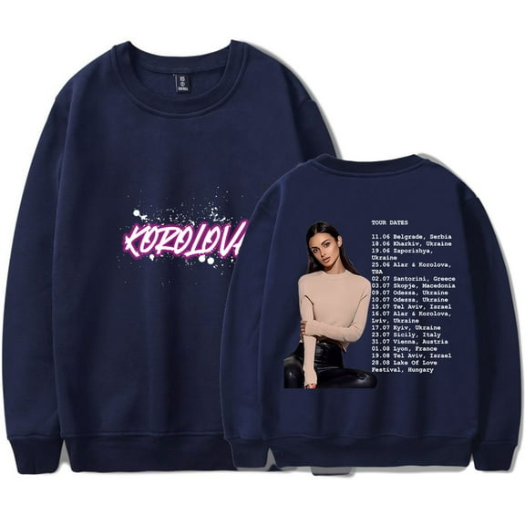 Korolova Crewneck Merch Long Sleeve Sweatshirt Men/Women Casual Streetwear Clothes Style4