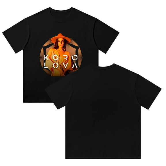 Korolova Merch Cotton T Shirt Fashion Casual Short Sleeved Streetwear Unisex Top Tee Style6