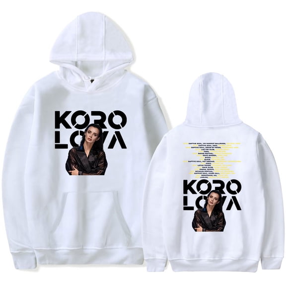 Korolova Merch Hoodie Spring Autumn Fashion Clothes Men/Women Casual Tops Long Sleeve Sweatshirts Style1