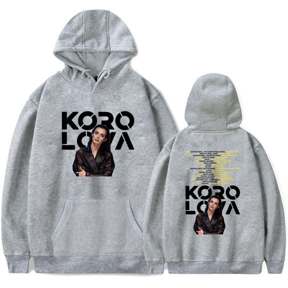Korolova Merch Hoodie Spring Autumn Fashion Clothes Men/Women Casual Tops Long Sleeve Sweatshirts Style1