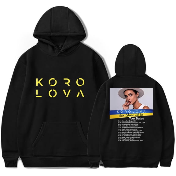 Korolova Merch Hoodie Spring Autumn Fashion Clothes Men/Women Casual Tops Long Sleeve Sweatshirts Style3