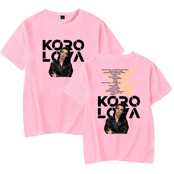 Korolova Merch T-Shirt Summer Women/Men Unisex Short Sleeve Tshirt Hiphop Fashion Streetwear Style1