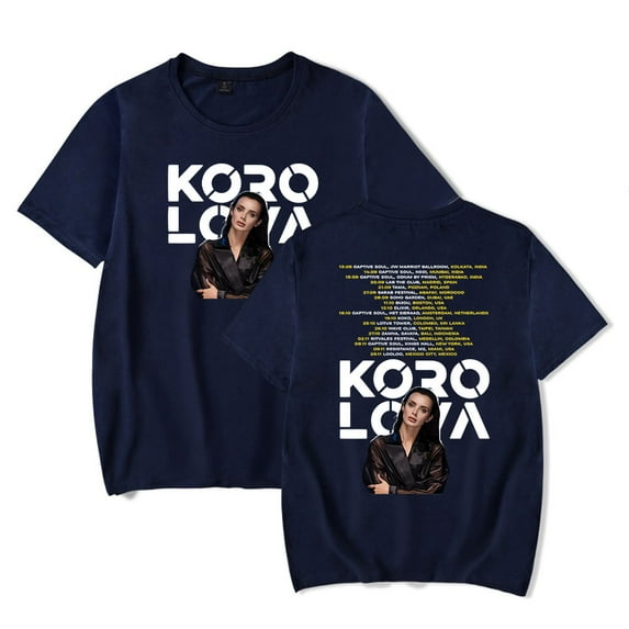 Korolova Merch T-Shirt Summer Women/Men Unisex Short Sleeve Tshirt Hiphop Fashion Streetwear Style1