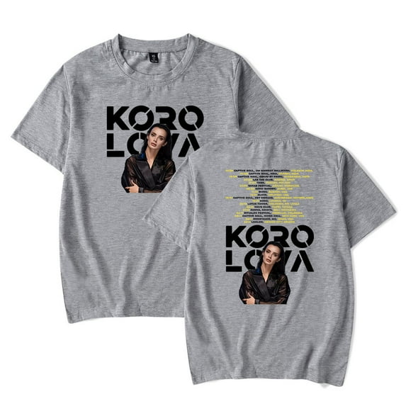 Korolova Merch T-Shirt Summer Women/Men Unisex Short Sleeve Tshirt Hiphop Fashion Streetwear Style1