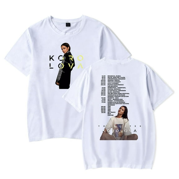 Korolova Merch T-Shirt Summer Women/Men Unisex Short Sleeve Tshirt Hiphop Fashion Streetwear Style2
