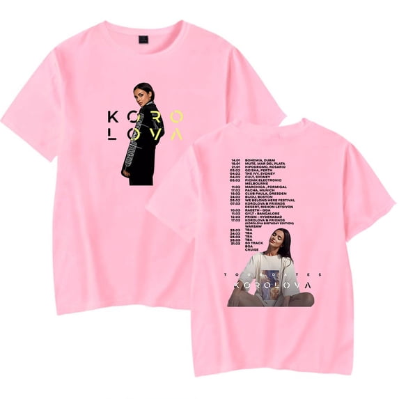 Korolova Merch T-Shirt Summer Women/Men Unisex Short Sleeve Tshirt Hiphop Fashion Streetwear Style2
