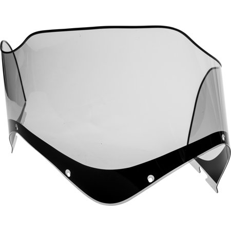 Koronis Parts Inc 450-181-03 Windshield - Med - 16in. - Black Graphics on Smoke