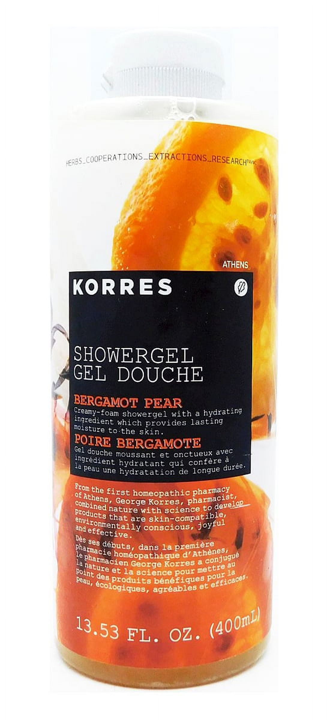Korres Showergel Bergamot Pear 13.53 Fl Oz.