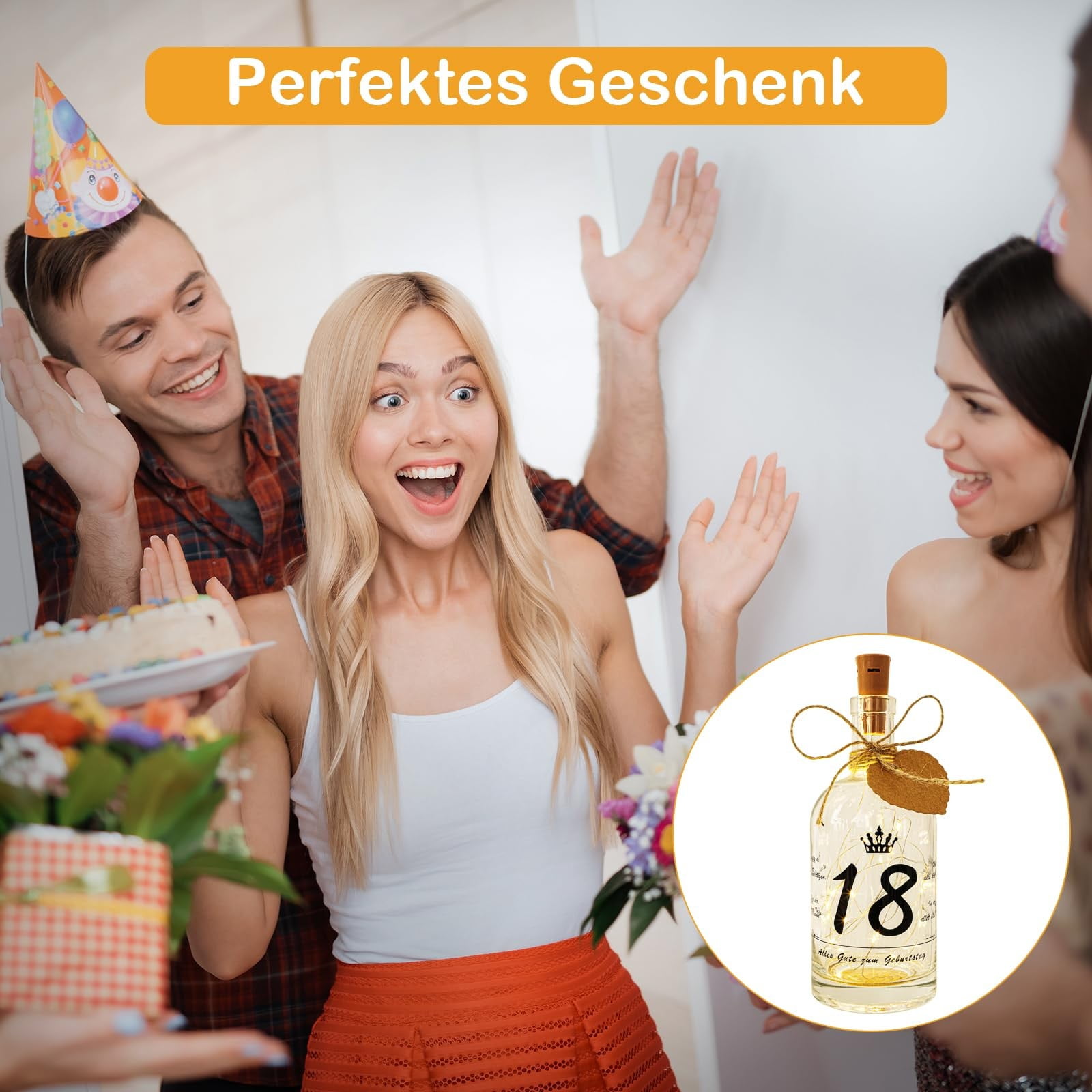 Korri Seutgjie Deko Geburtstag Mann Geschenk Geldgeschenke LED