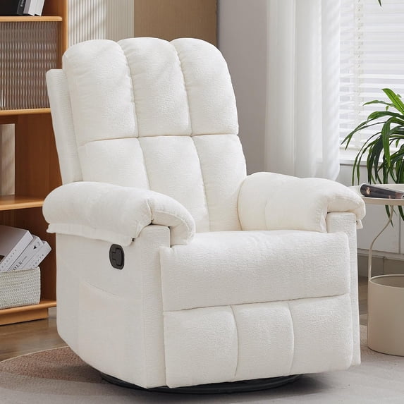 Korser Recliner Chair, Swivel Rocker Recliner Chair for Adults, Small ...