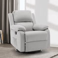 thumbnail image 1 of Korser Swivel Rocker Small Recliner Chair for Small Spaces for Living Room,Linen,Light Grey, 1 of 7