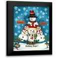 thumbnail image 1 of Korsgaden, Laurie 11x14 Black Modern Framed Museum Art Print Titled - Holiday Hugs, 1 of 5