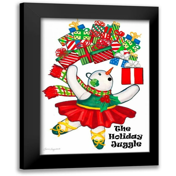 Korsgaden, Laurie 11x14 Black Modern Framed Museum Art Print Titled - The Holidays Again