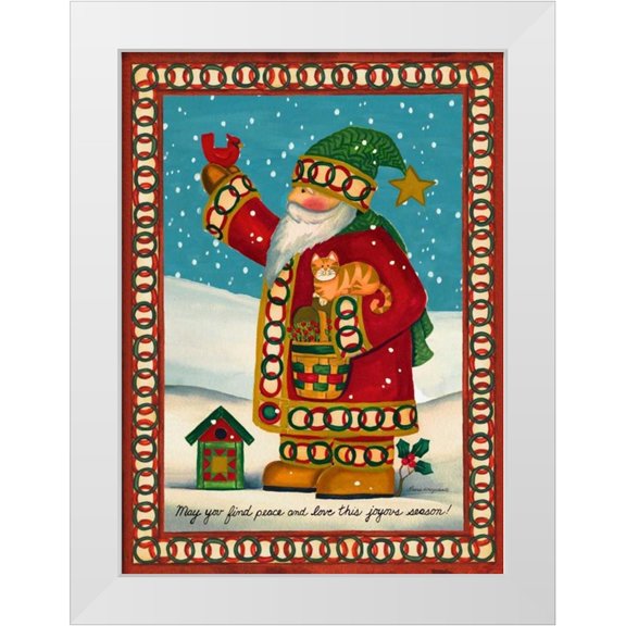 Korsgaden, Laurie 11x14 White Modern Wood Framed Museum Art Print Titled - Snow Day