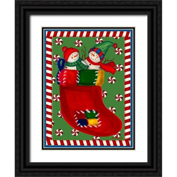 Korsgaden, Laurie 19x24 Black Ornate Wood Framed with Double Matting Museum Art Print Titled - Gifts of Joy