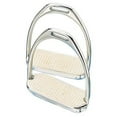 thumbnail image 1 of Korsteel® Knife Edge Stirrup Irons (4.25", Stainless Steel), 1 of 1