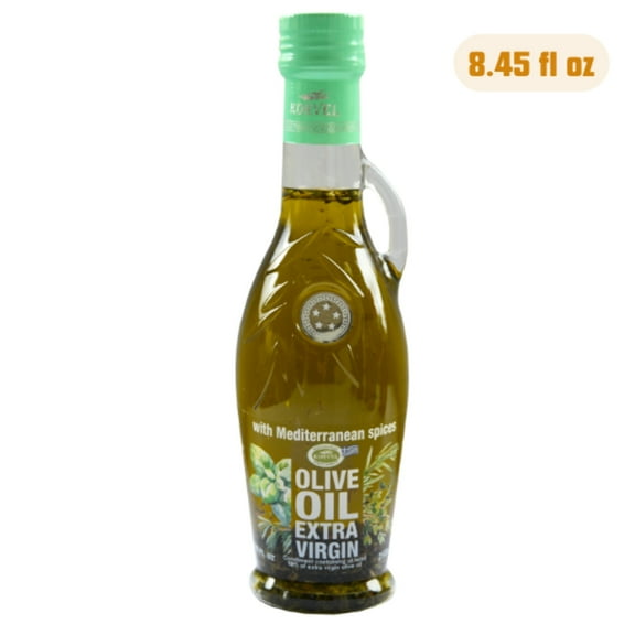 Korvel Greek Extra Virgin Olive Oil with Mediterranean Herbs, 8.45 fl oz