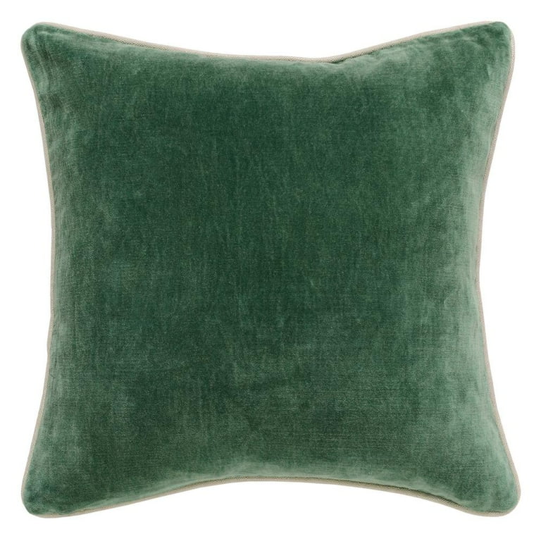 Kosas Home Harriet Velvet 18 x18 Throw Pillow Cover Hunter Green Walmart