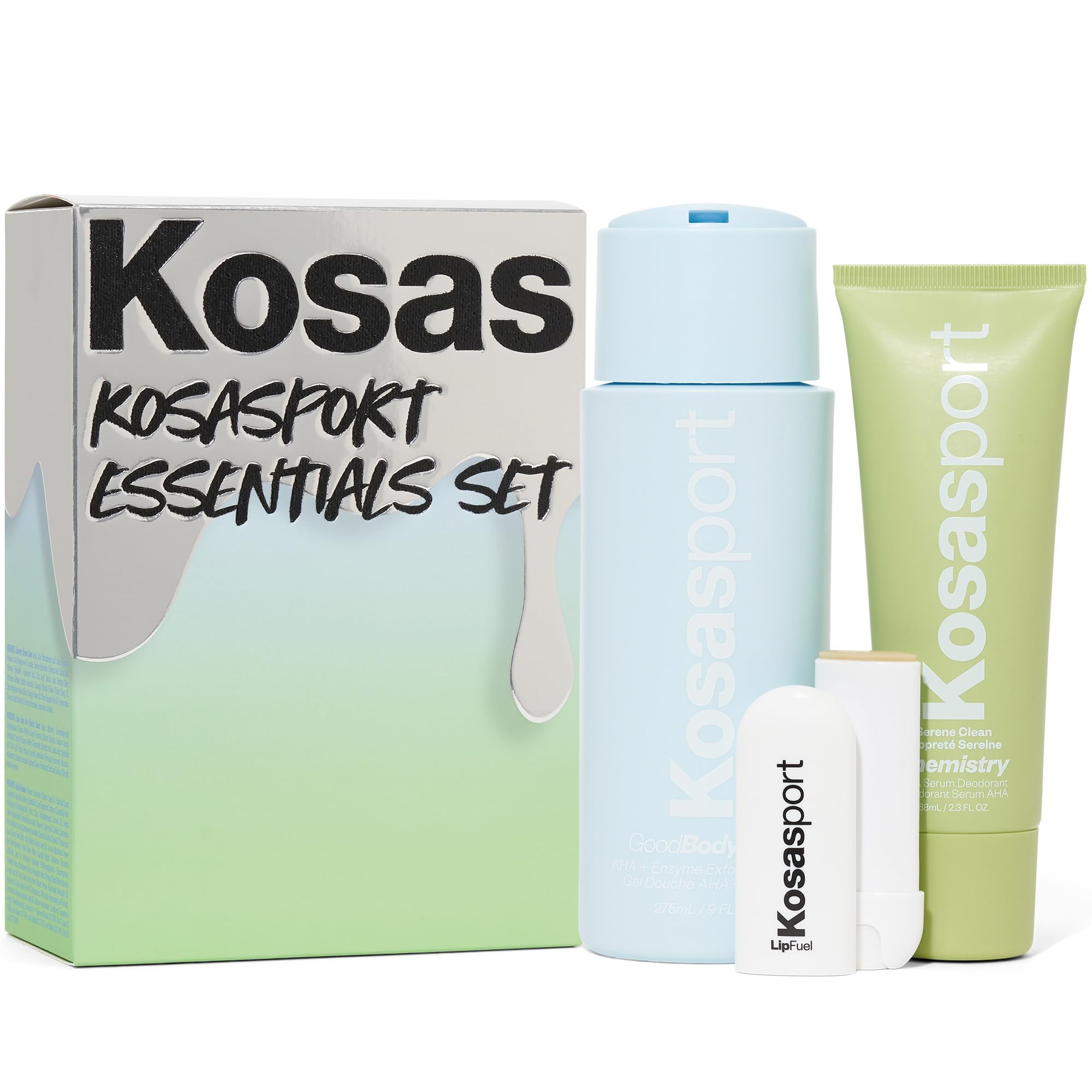 Kosasport Essentials Set Active Skincare Trio of Deodorant with