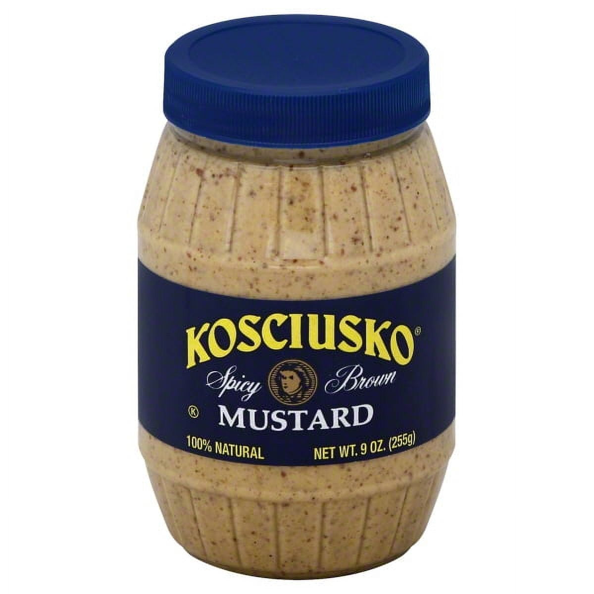 Kosciusko Original Spicy Brown Mustard, 9 fl oz