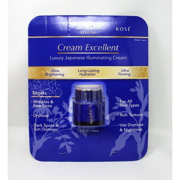 Kose Sekkisei Cream Excellent For All Skin Types 1.7 Ounces