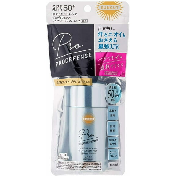 Kose Suncut Prodefense Multi Block Sunscreen UV Milk SPF50+ / PA++++ 60ml