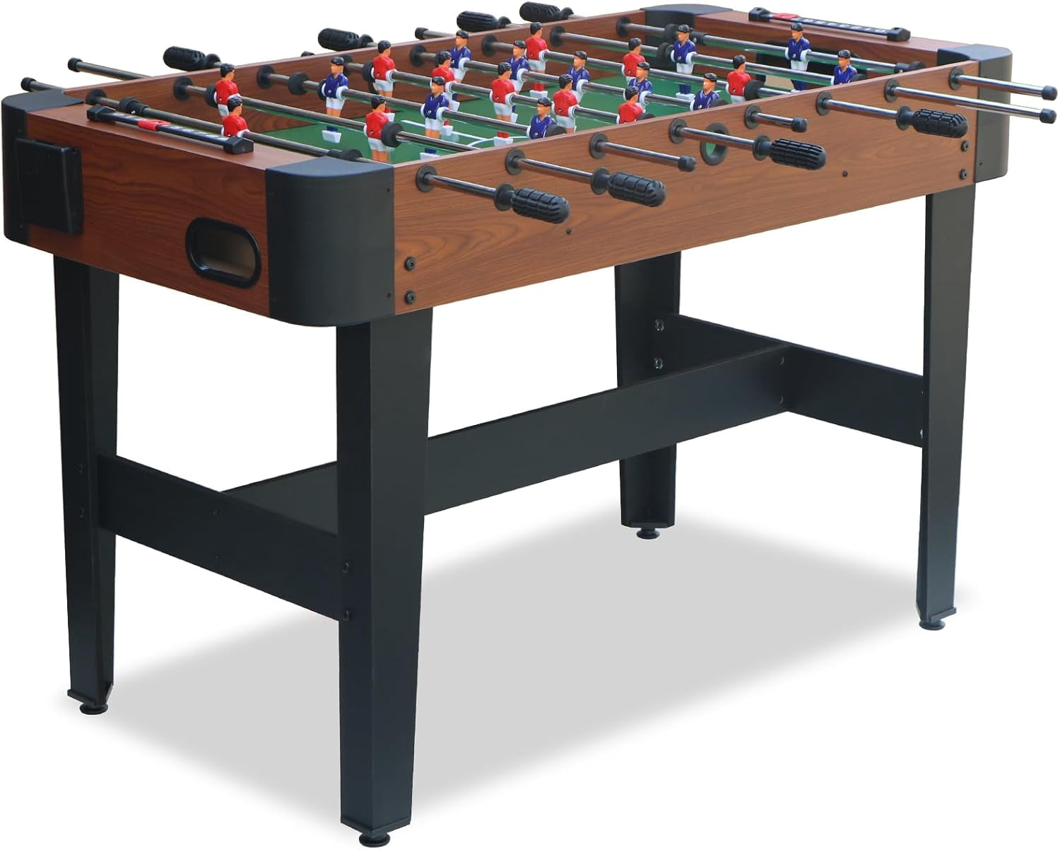 Kosevpou Foosball Table, 55/52/48 Large Size Soccer Game Tables for Adults & Kids, Table Games Includes 2 Foldable Cup Holders & 2/4 Balls with Sturdy Leg Levelers