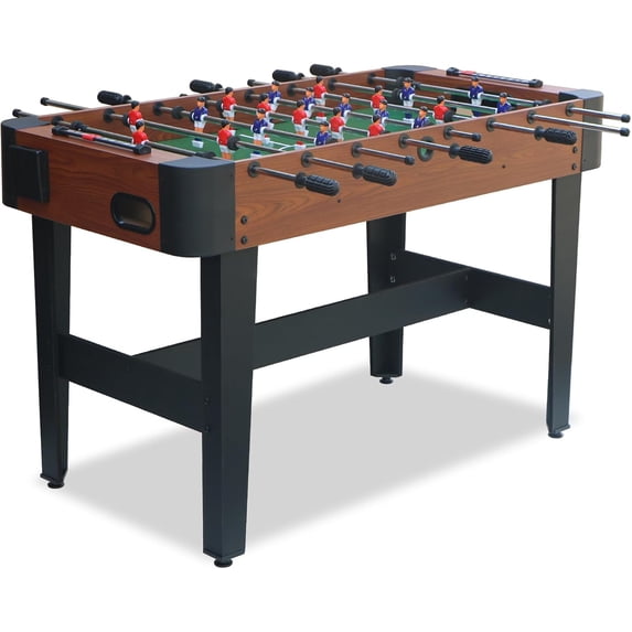 Kosevpou Foosball Table, 55/52/48 Large Size Soccer Game Tables for Adults & Kids, Table Games Includes 2 Foldable Cup Holders & 2/4 Balls with Sturdy Leg Levelers