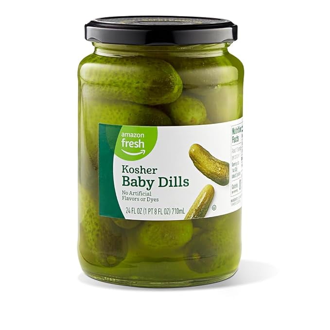 No Big Dill. - Classic Deli-Style Kosher Baby Dill S - Crunchy Sour Gourmet Chunks Non Gmo Sugar Free Gluten Free 24oz Jar 6 Pack P 26529075